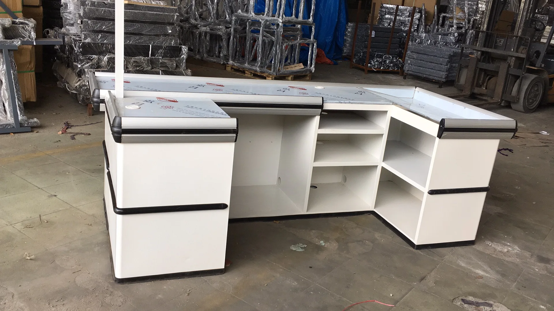 2025Hot sale and upscale Cashier Desk/cashier counter/checkout counter factory manufacturer