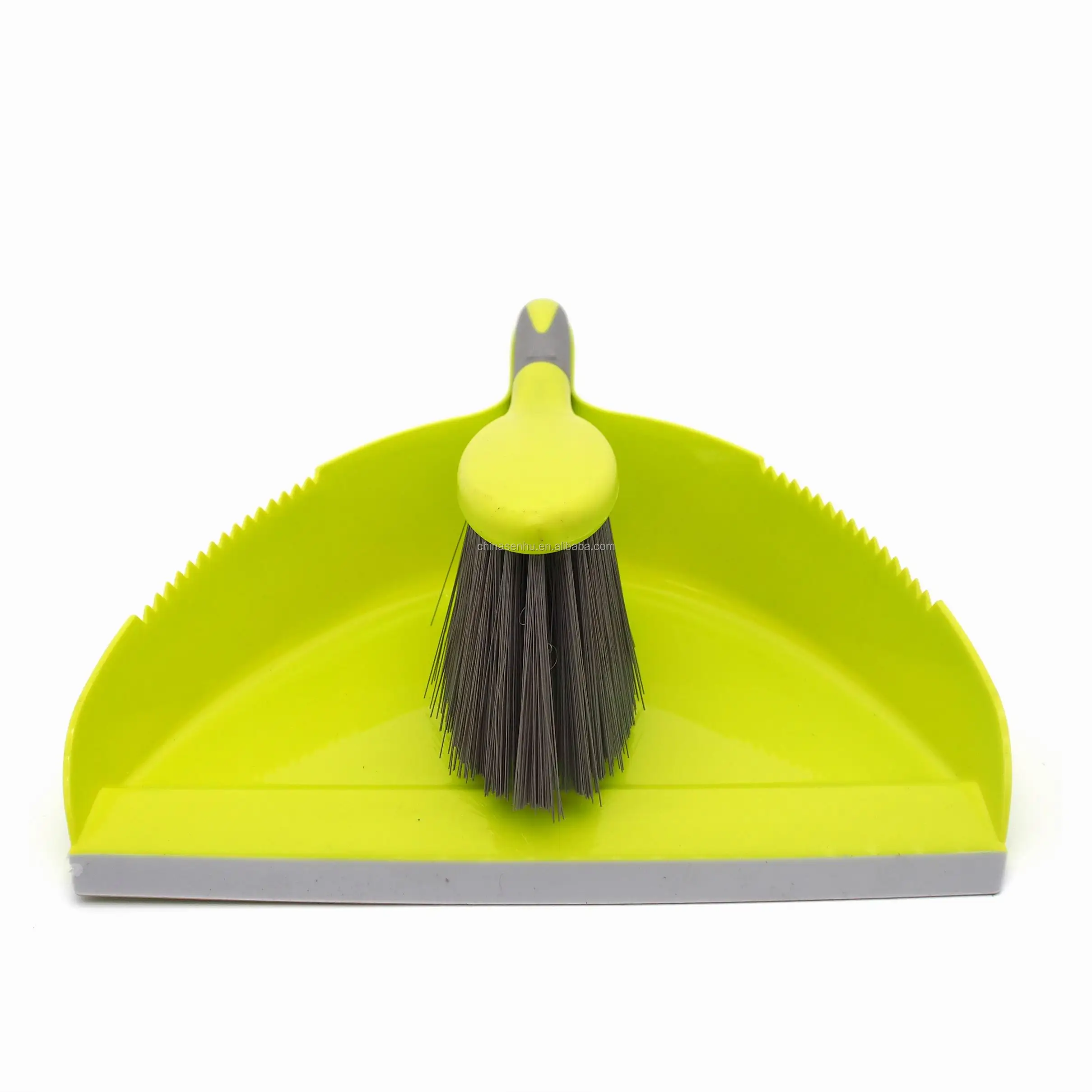 Housewares wood bamboo dustpan and brush set,soft small dustpan and brush with short handle,mini silicone brush and dustpan set
