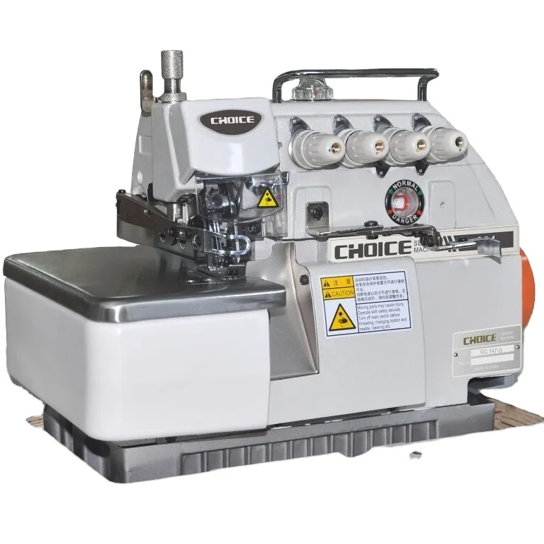 GC747N New Type Two Needle Four Thread High Quality Industrial Overlock Sewing Machine