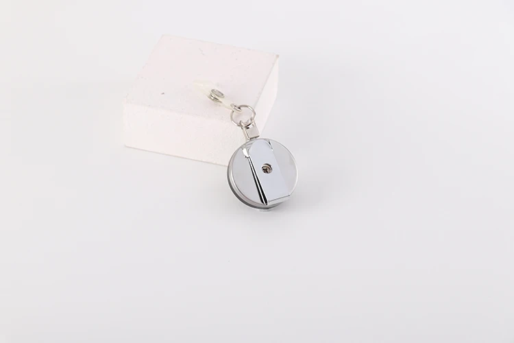 Carabiner Reel Clip Retractable Badge Holder Key Ring For ID Card Key Keychain Holders