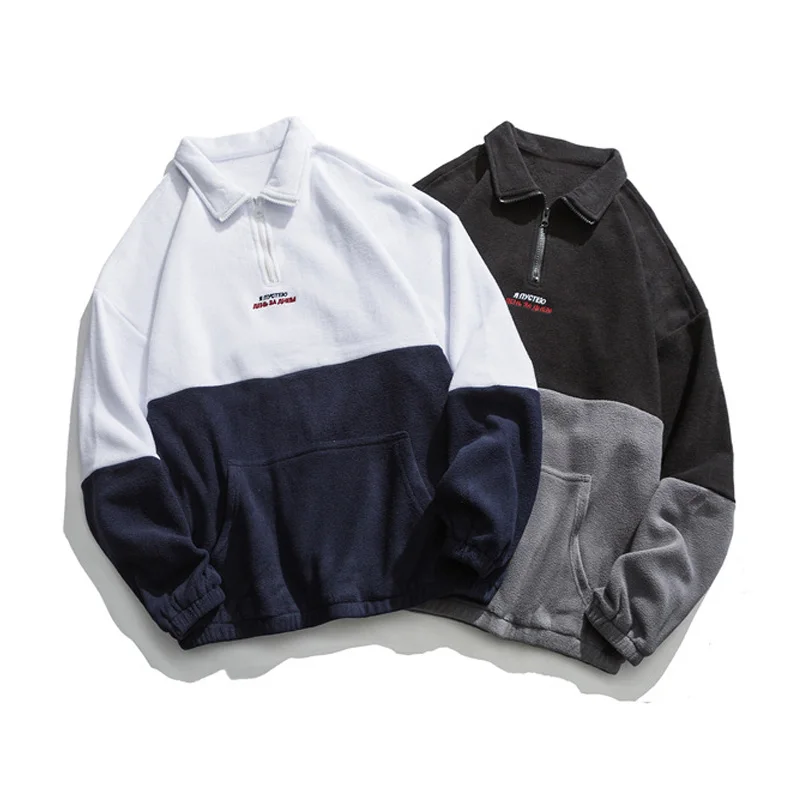 3/4 толстовка на молнии под заказ/Хлопковые флисовые толстовки на молнии на четверть