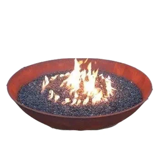 
Manufacturer of custom outdoor garden decorative custom size corten steel round fire pit fire bowl 
