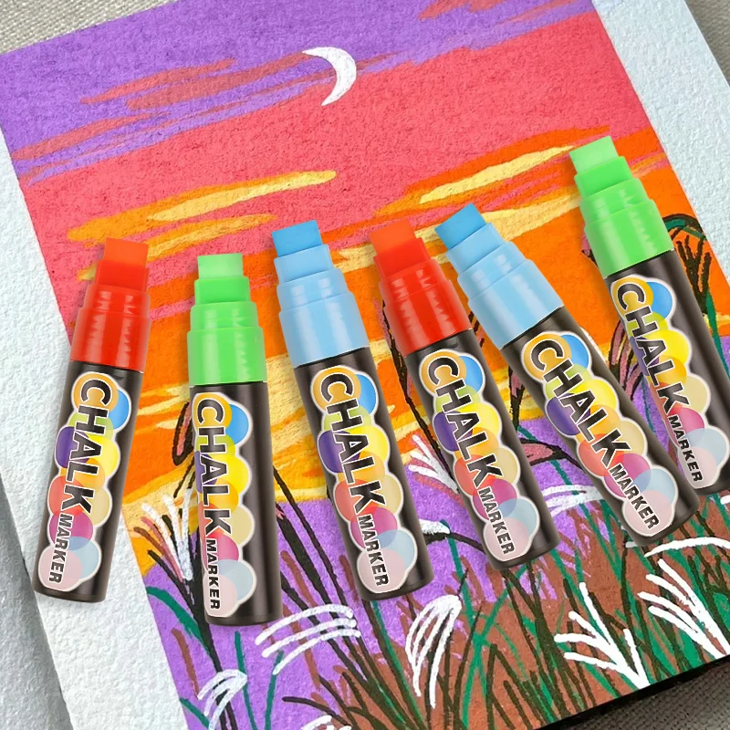 Board Pen Tip New Arrival 4 Colors Highlighter Eco Friendly Liquid Chalk Marker