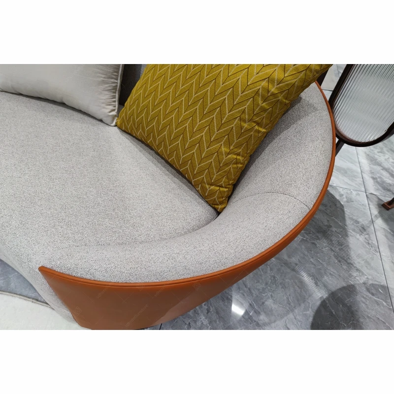 Modern Hotel Lobby Arc Sofa Hall Custom Made Hotel Furniture For Sale curved Long Sofa