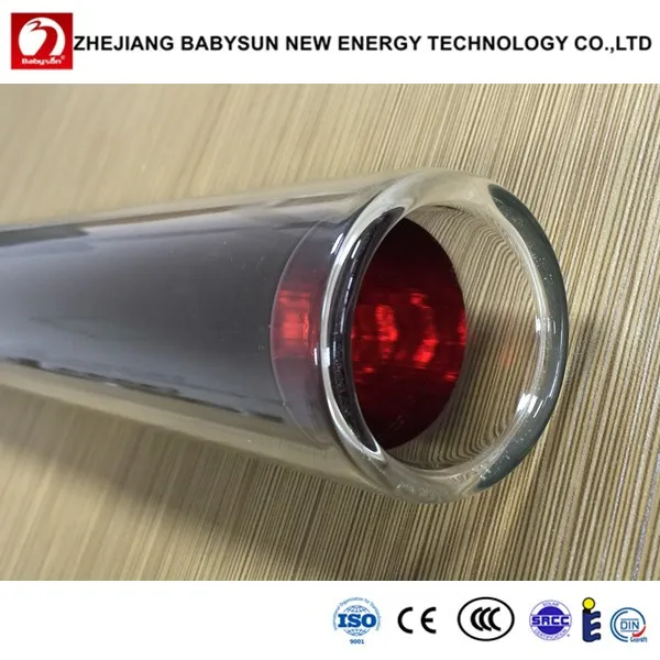 Economical popular non-pressure all glass solar evacuated tubes 58*1800mm 47*1800mm