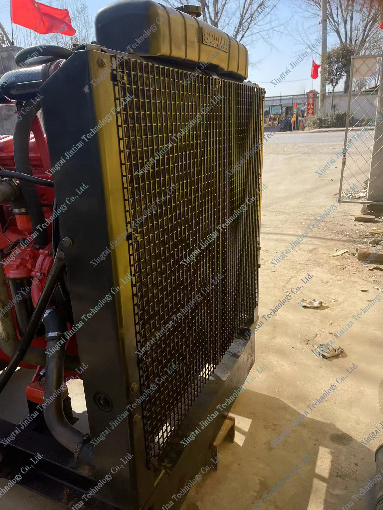 385KVA 308KW Подержанный генератор с двигателем DC12