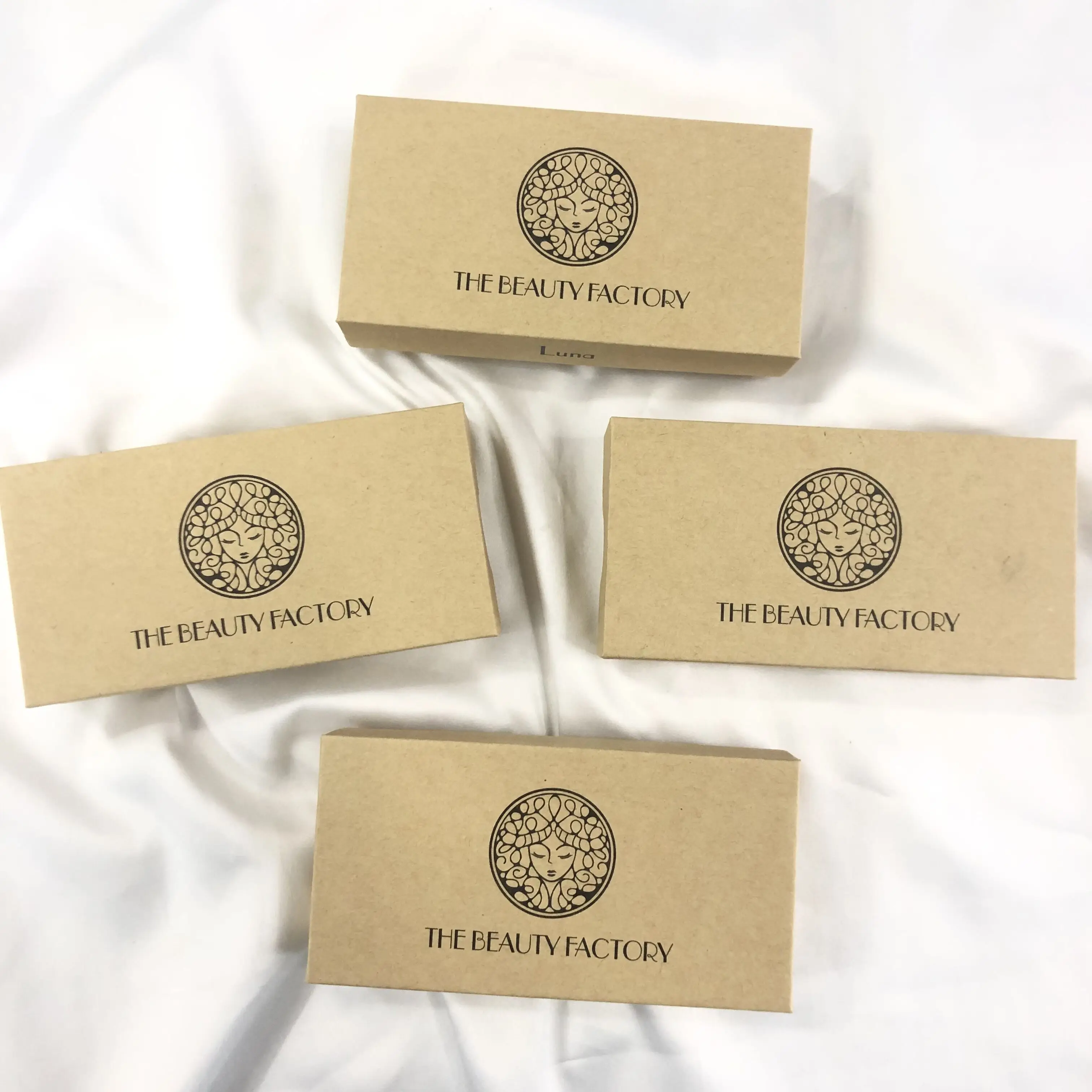 Eco Friendly biodegradable quare 3d mink bio-based lashes Kraft paper box packaging 100% VEGAN Plant Fiber Synthetic