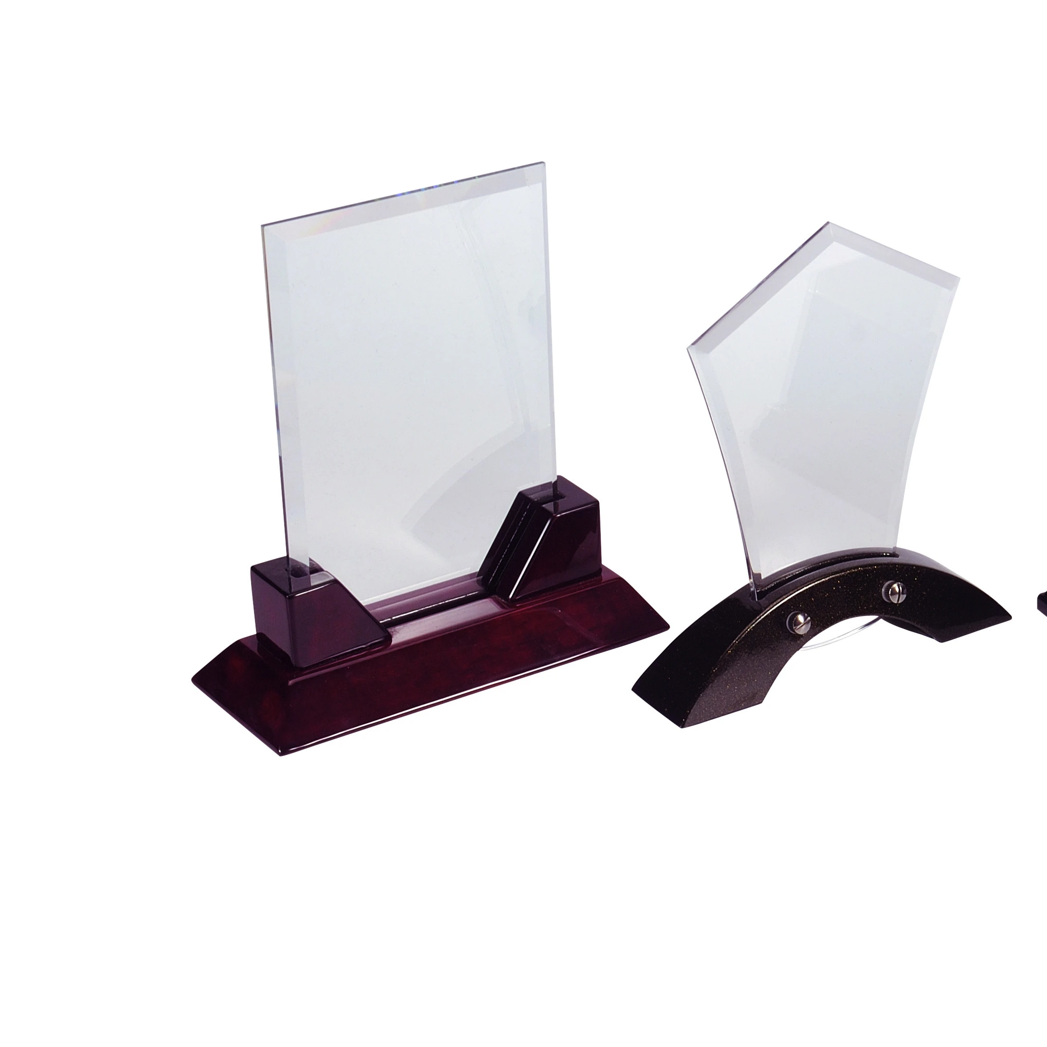 classic design Pavia solid wood award Plaque with acrylic glass