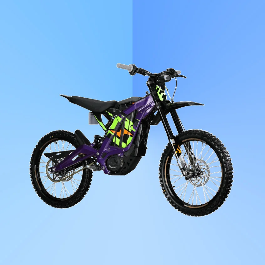 Оригинальный Электрический мотоцикл sur ron light bee x 2023 60 В 40 А/ч 6000 Вт с впечатляющими характеристиками идеально подходит для внедорожных приключений