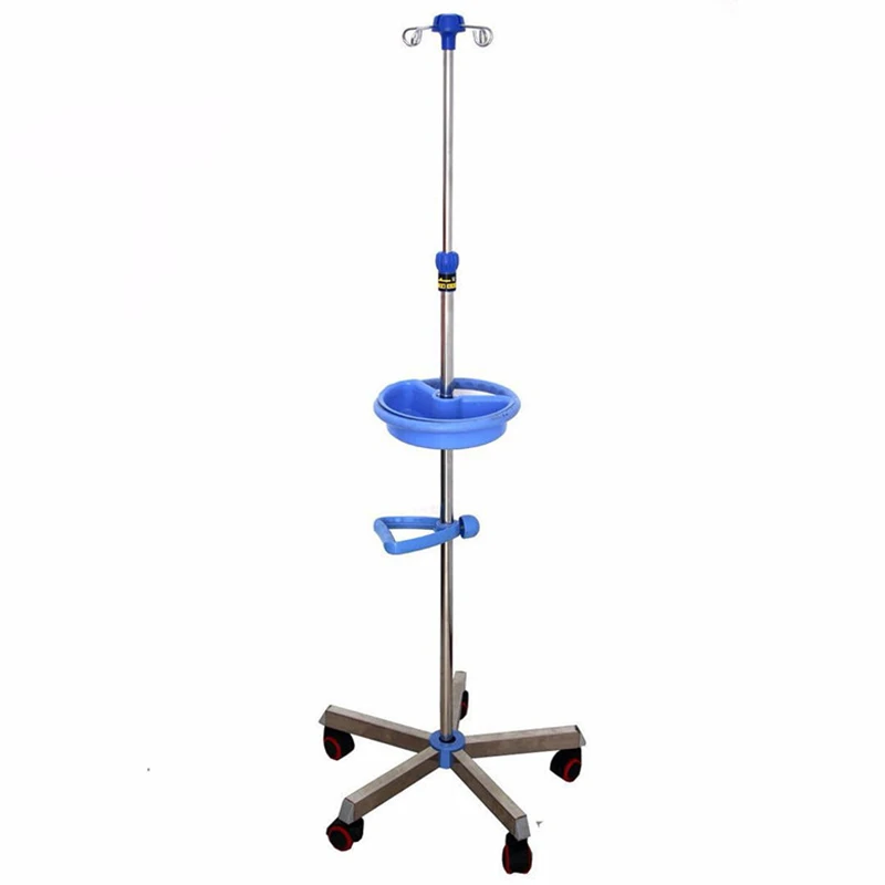 Medical Telescopic Iv Pole Stand Adjustable Infusion Stand