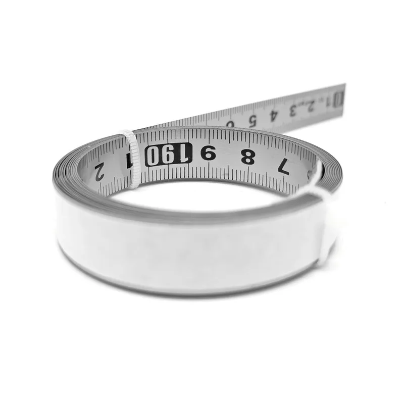 1-3M Miter Track Tape Measure Self Adhesive Metric Stainless Steel Scale Ruler For T-track Router Table Saw Woodworking Tool