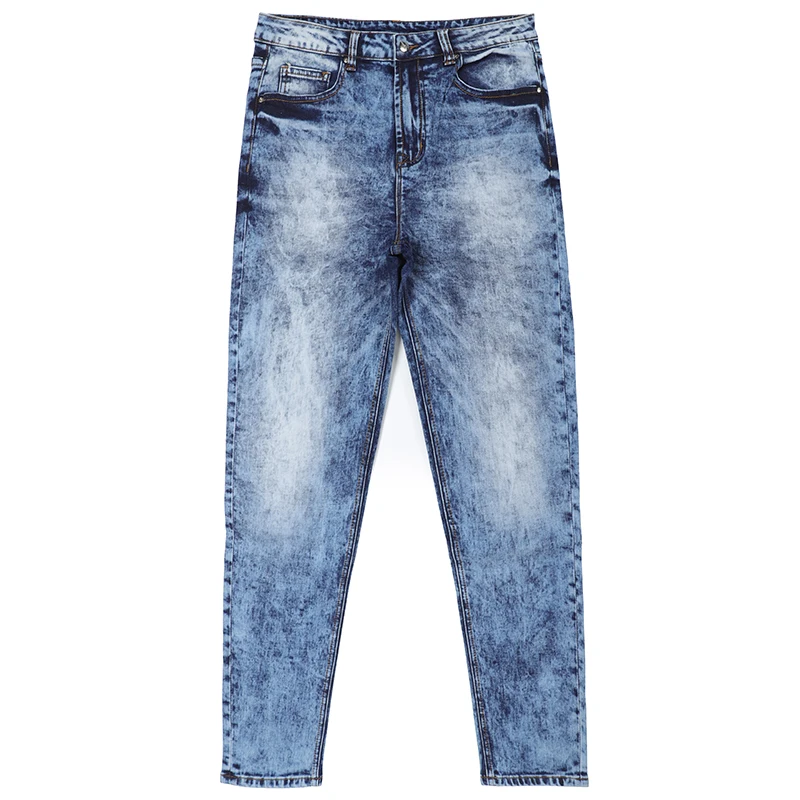 OEM american style men Fashion acid wash jeans pants biker stretch harem pants denim jeans for turkish jeans trousers
