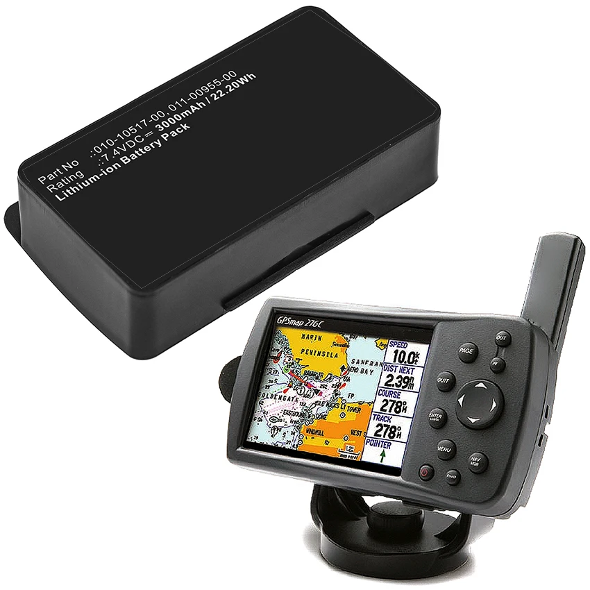 7.4V 3000mAh GPS Navigator Li-ion Battery For Garmin 010-10517-00 -01 011-00955-00 010-00543-00 100054300 3580100054300