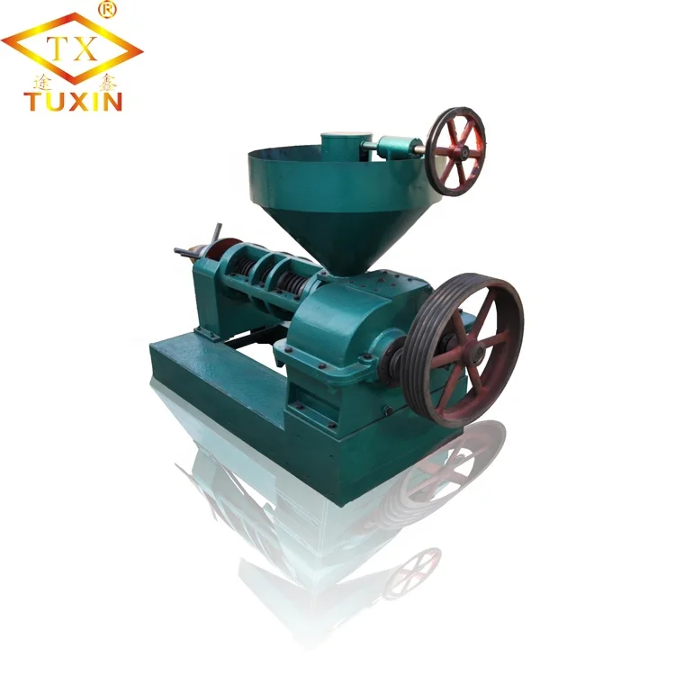 Top Quality 2023 Cold Press Coconut Manual Essential Oil Extractor Cylindrical Helical Gear Drive Expeller