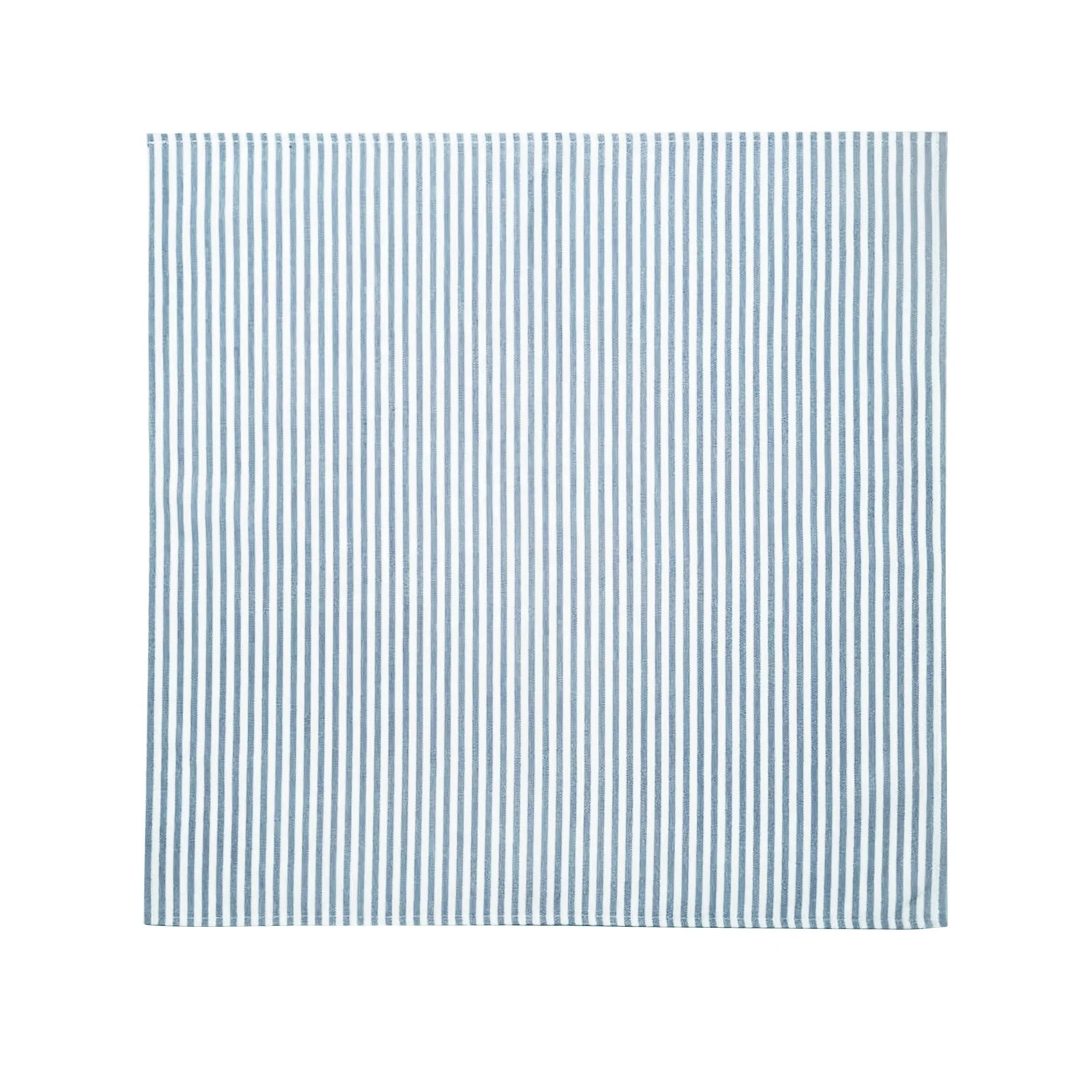 Modern wholesale 100% soft cotton napkin for dining table blue striped napkin