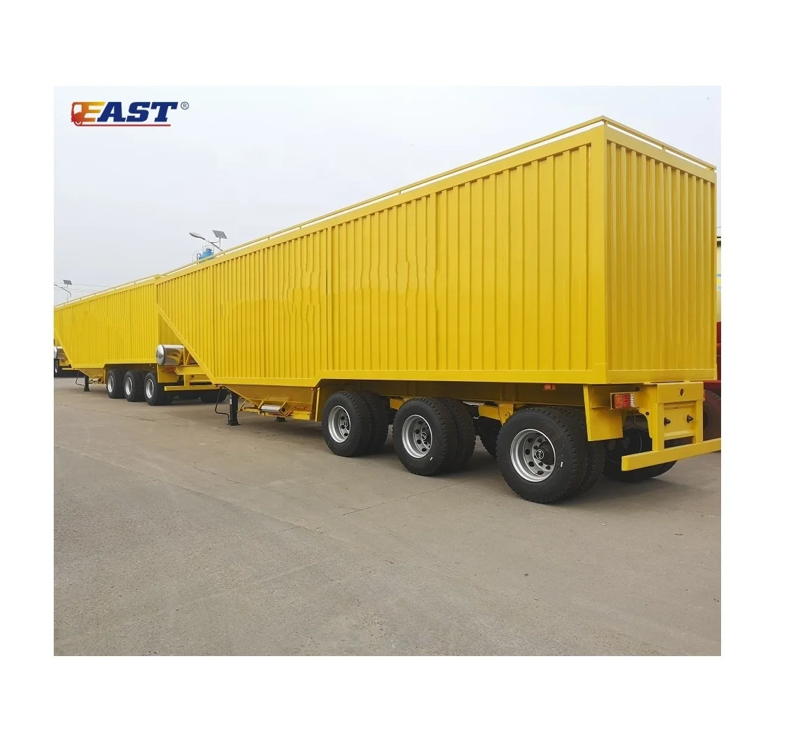 EAST 3 Axle New grain transport trailer Trailers transporting corn, seeds, grains good price