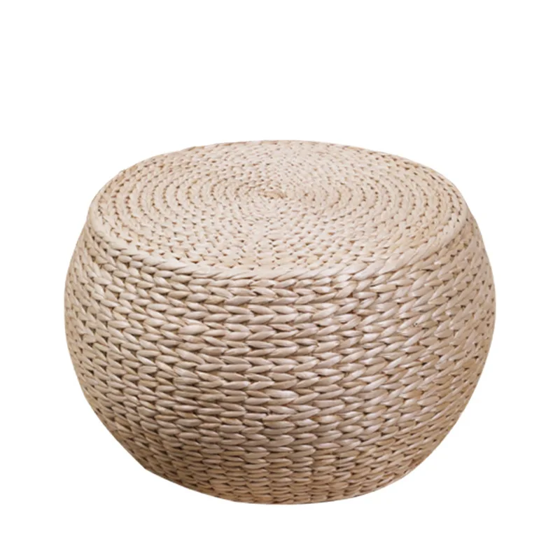 
Futon woven garden round rattan pouf decorative stools & ottomans 