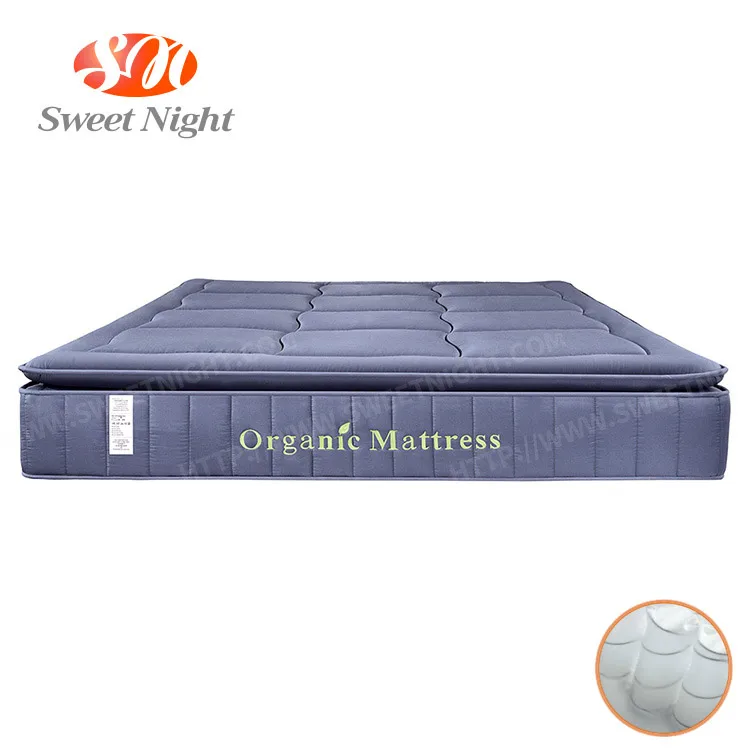 
Mattress Bed Fabric Hotel Collection 5 Star High Density Foam 7 Zone Pocket Spring Silk Knitted Bedroom Home Furniture Foldable 