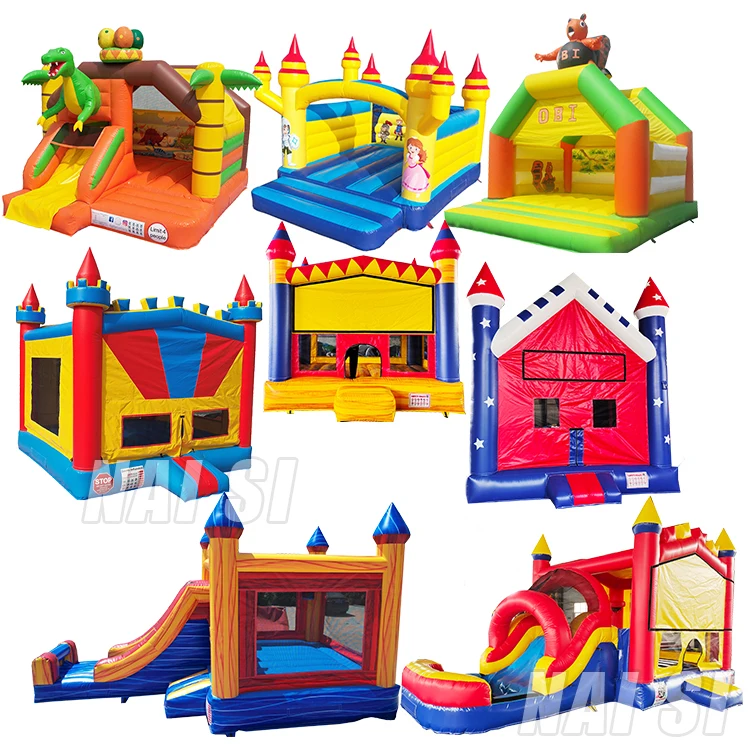 High Quality Wholesale Bouncy Castle Inflatable Bouncing Castle With Slide Commercial Bouncy Castle For Kids