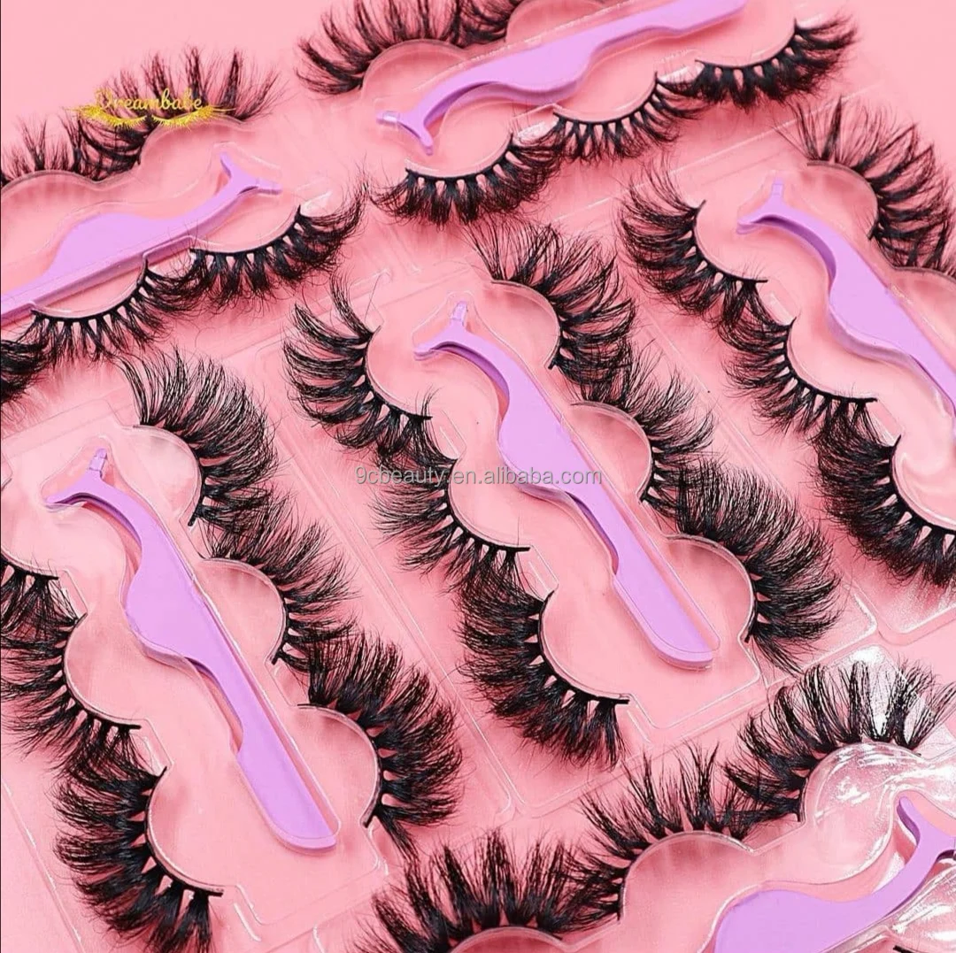 Custom logo private label Factory sale 3D 5D 6D mink lashes wholesale vendor 16mm 20mm 22mm 25mm