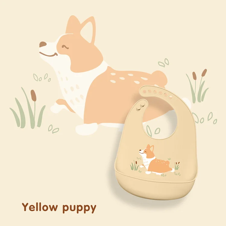 Sublimation Custom Baby Dribble Boy & Girl Feeding Bibs Silicone Safe