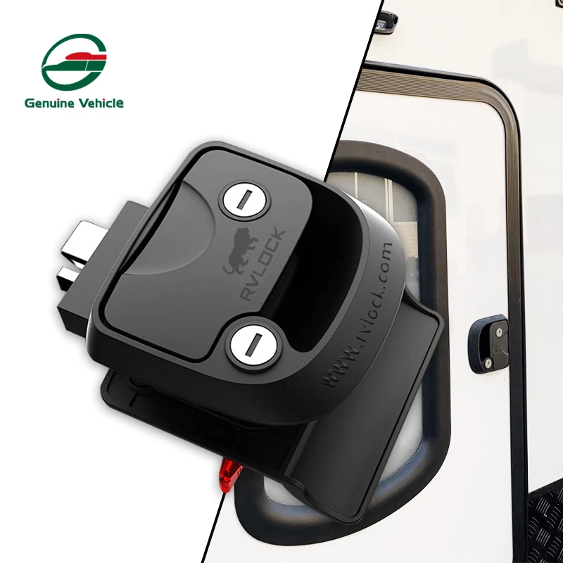 Genuine Vehicle Aluminum Alloy Lock Metal Parts Flush Mounted Rv Door Lock With Key