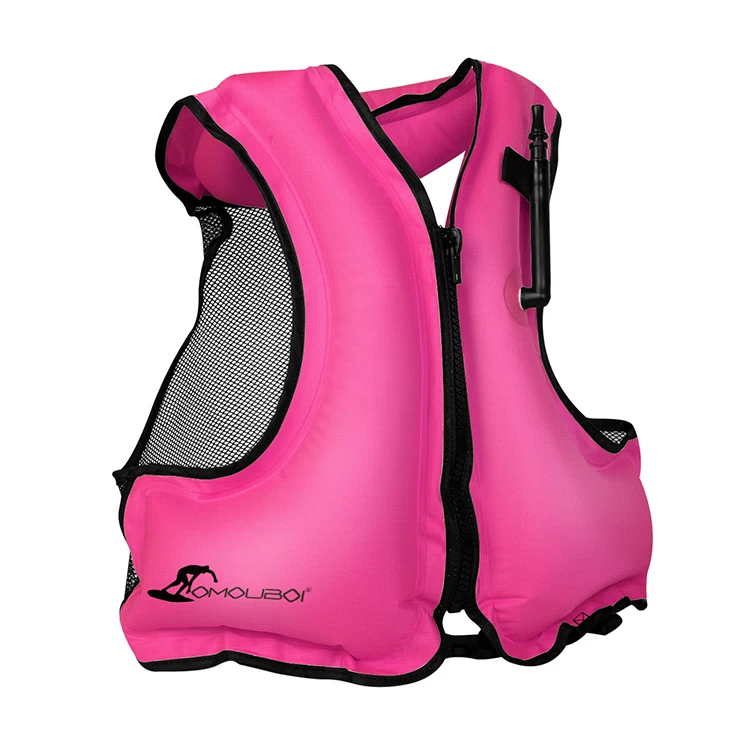 Жилет для плавания для взрослых, надувной многоцветный спасательный жилет унисекс для водных видов спорта