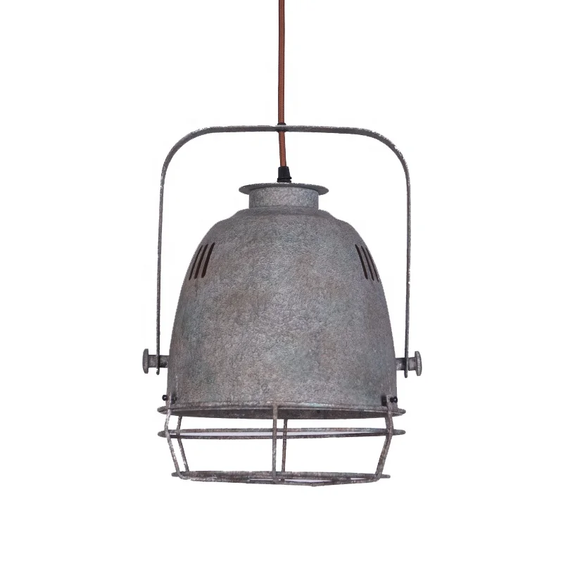 Modern Rustic Iron LED Lantern Kitchen Lamp Vintage Industrial Chandelier Pendant Lights