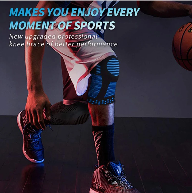 Best Selling Custom Logo Knee Support Brace Knee Pain Relief Sports Knee Pads