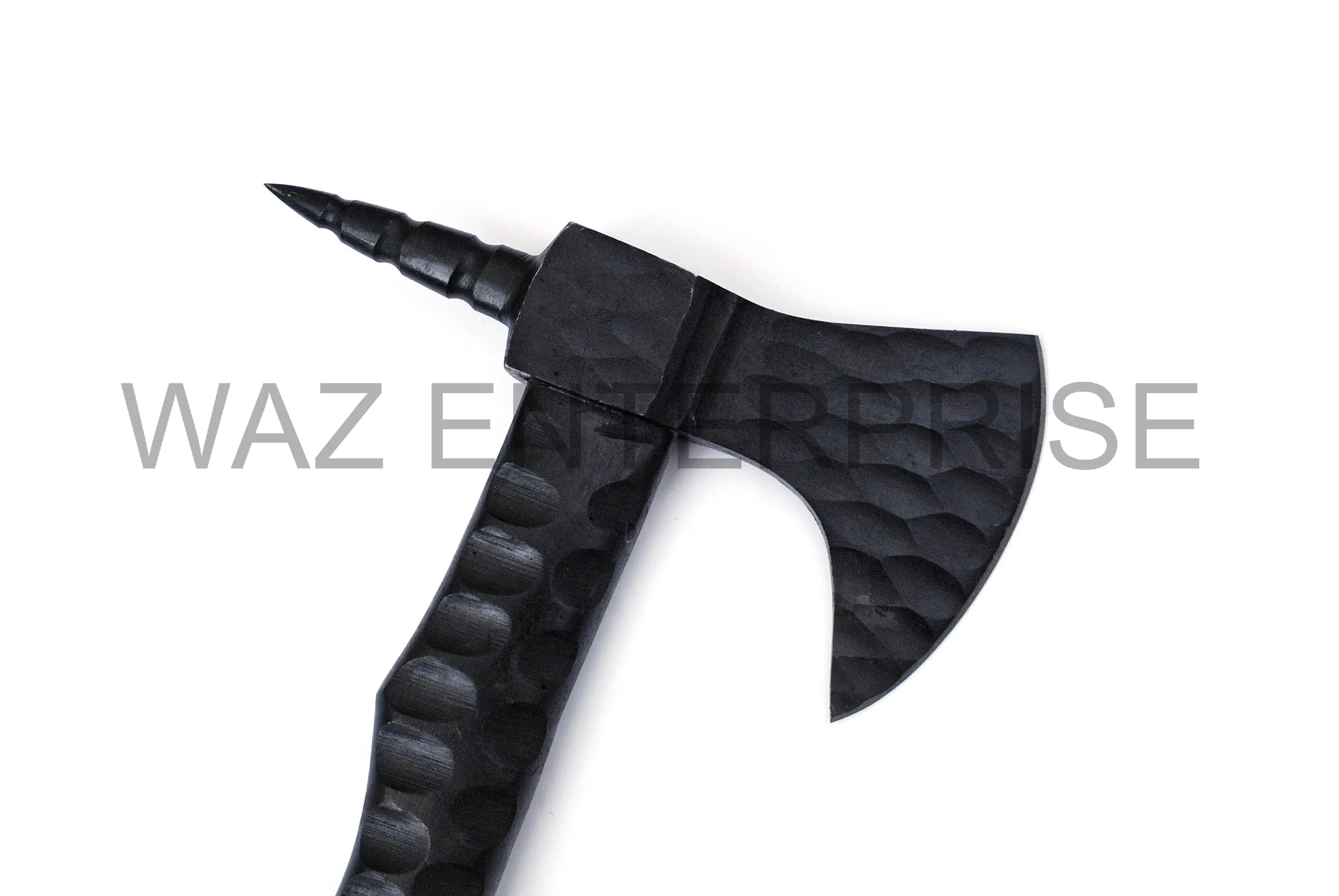 
FORGED VIKING AXE BLACK FORGED BLADE BLACK WOOD 