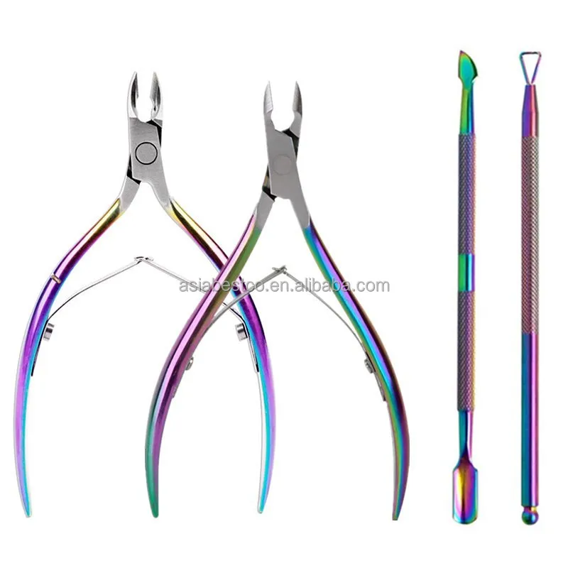 3Pcs Nail Nipper Cuticle Pusher Nail Nghia Cuticle Nipper
