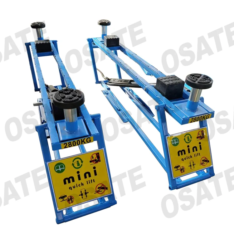OSATE 2 8 т мини-ножничный автомобильный подъемник мобильный Быстрый домкрат для домашнего гаража с сертификацией CE