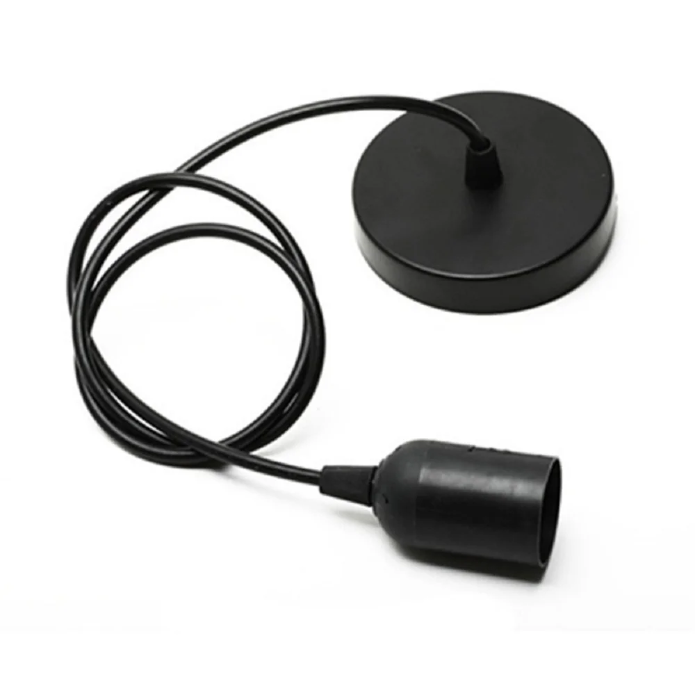 10CM Lamp Holder + E27 Light Body Lamp Holder Lamp Bases With Switch Wire for Pendant LED Bulb Hanglamp Socket Holder