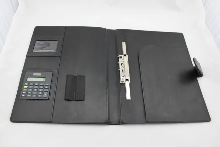 Business Portfolio A4 Conference Organiser Manufacture PU Leather Portfolio File Folder