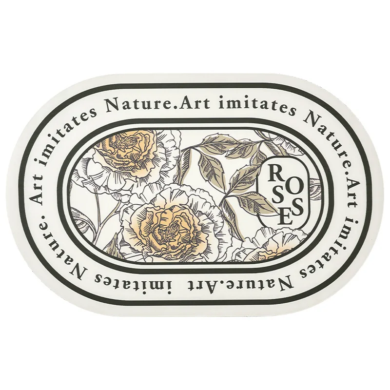 Custom cheap Soft non-slip quick dry diatomite diatom mud floor mat bathroom rug door mats for kitchen toilet