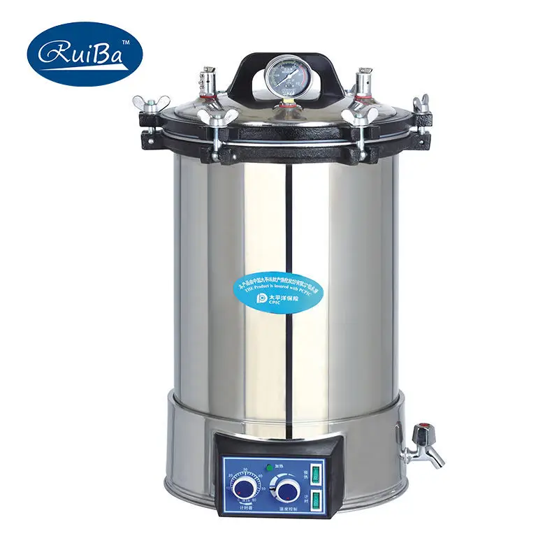 Factory Wholesale Hot Selling Portable Sterilizer 24L 18L Vertical Pressure Steam Autoclave Machine