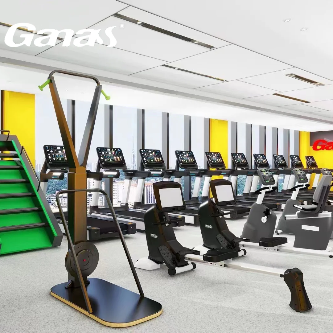 Ganas Guangzhou Professional Complete Indoor Gym Club Hotel Fitness Commercial Gym Equipment With 3d Free Design