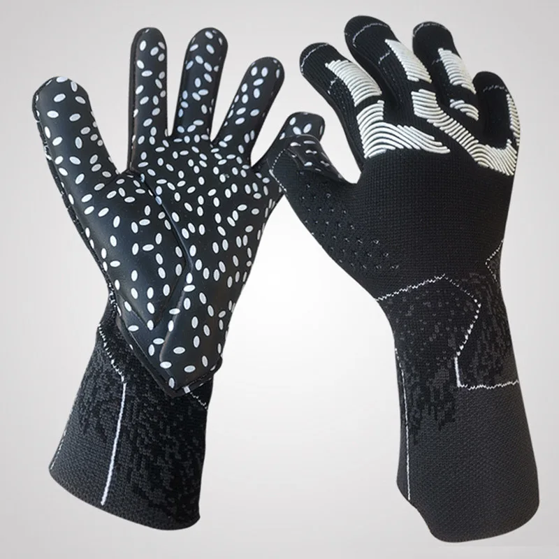 Professional new Latex 4mm Football Protective Finger Breathable Soccer Goalkeeper Gloves