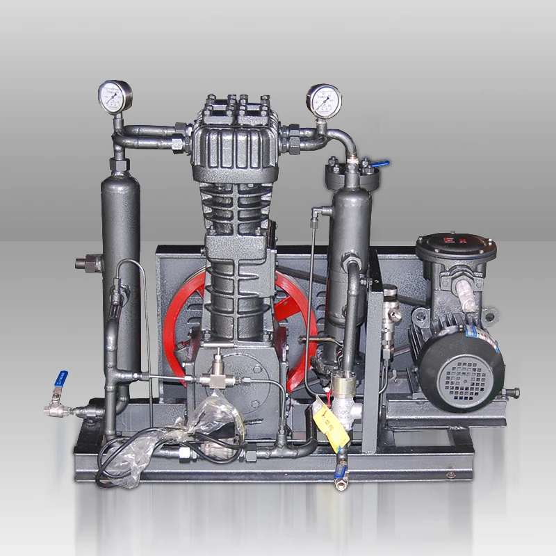 High Efficiency Oil Free 250 Bar Industrial Compressors Automation Piston Reciprocating N2 Nitrogen Air Compressor