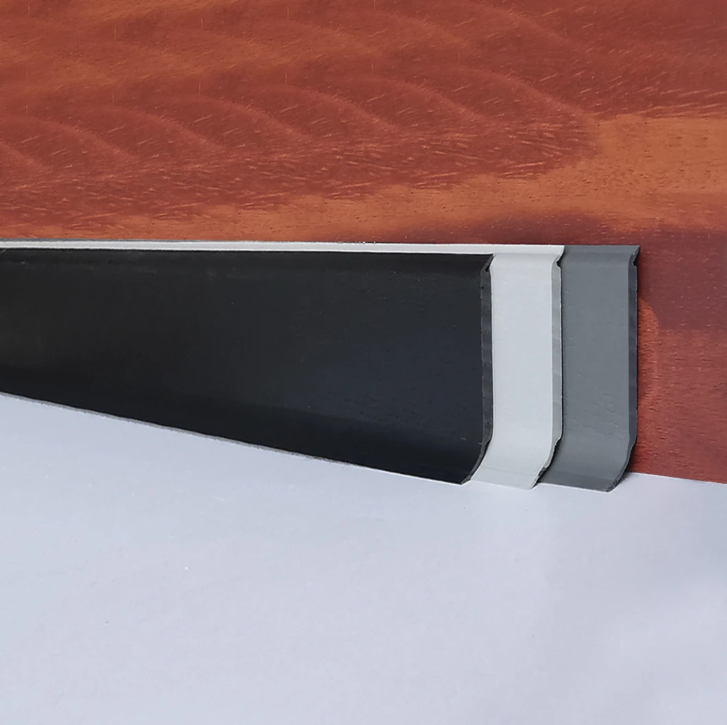 ISO аксессуары для пола Европейский стиль ПВХ кромкооблицовочный плинтус водонепроницаемый