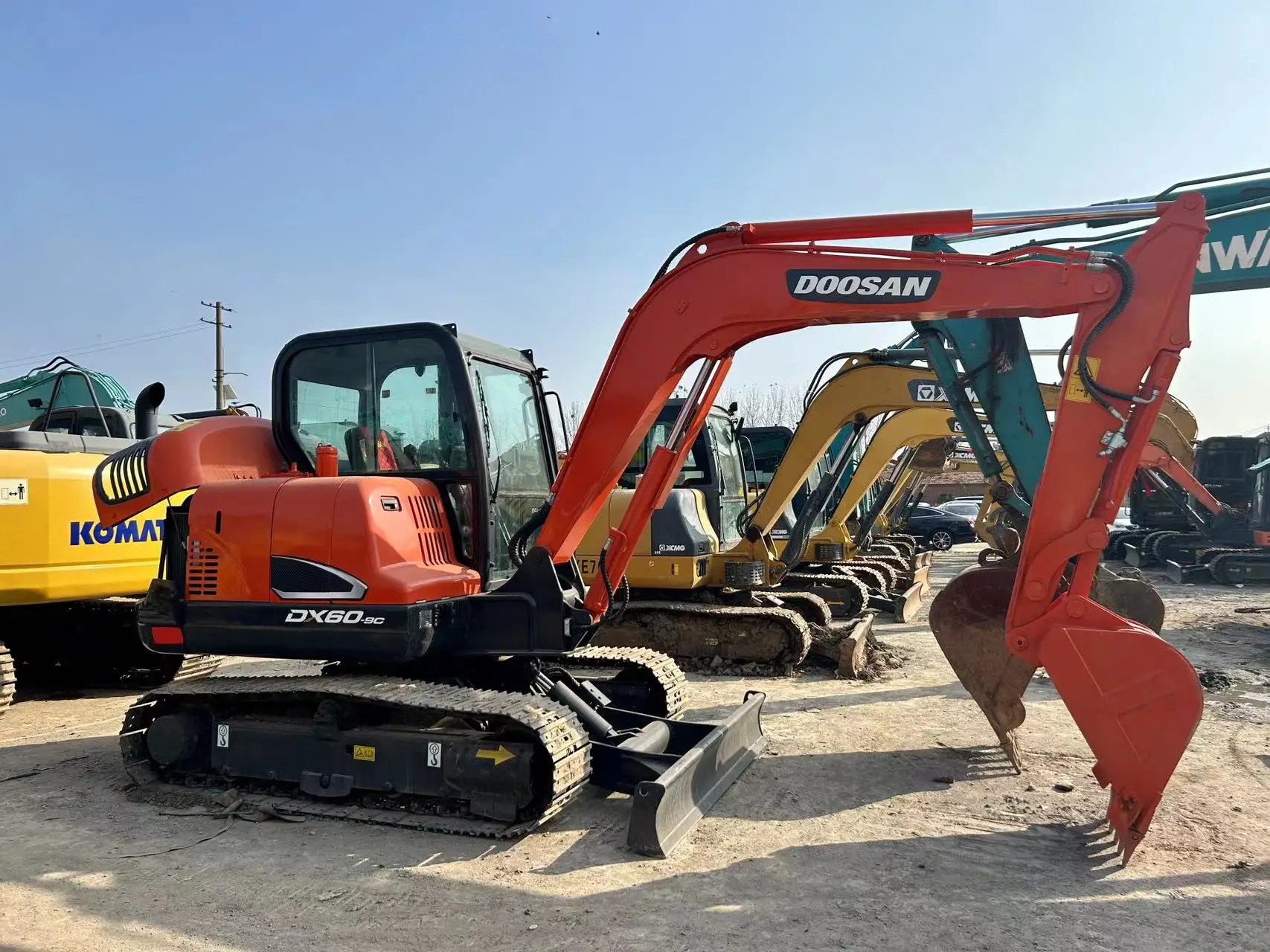 Multi function Mini excavator Used doosan dx60 dh60 doosan dx60-9 dh60 used Doosan 55 60 75 80