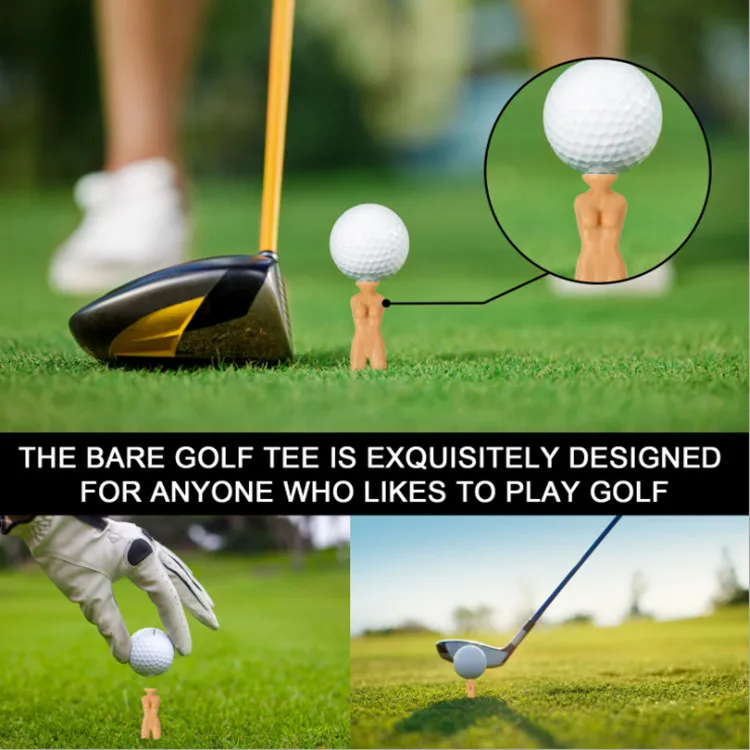 Naked lady Golf Tee Novelty Joke Nude Lady Golf Tee Plastic Practice Training Golfer Tees