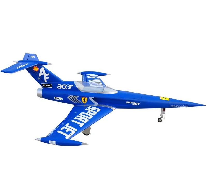 AF Sport Jet 90mm EDF Airplane Wing Span 1200mm KIT ARF PNP EPO Foam RC Airplane With Aluminium CNC Let Servoless metal retracts