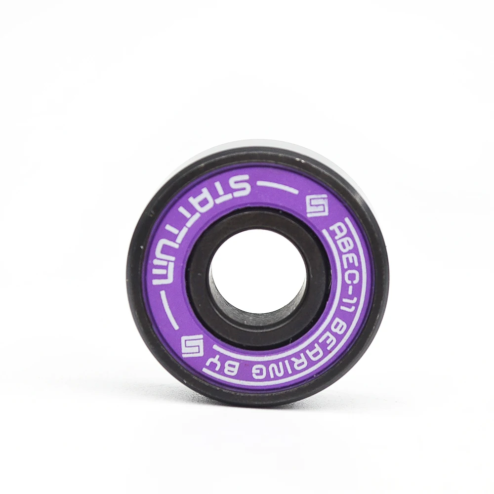 Hot Selling 52100 Chrome Steel Deep Groove Ball Miniature Bearings 608zz for Skateboard Purple Color