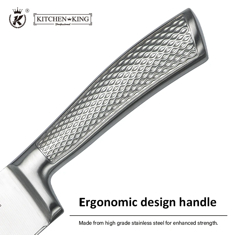 Kitchen King Amazon Hot Sale 14 pcs stainless steel kitchen chef knives set with wooden block serrated steak knives