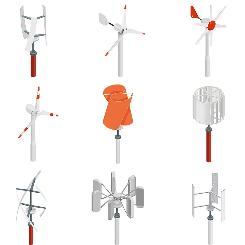 2kw 48v horizontal wind turbine 2000W for home use wind generators with long blades