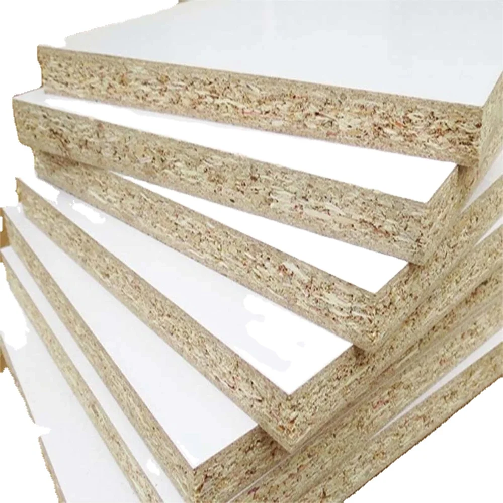 2100*2800 18mm Raw or Melamine Faced Chipboard Laminated Particle Board