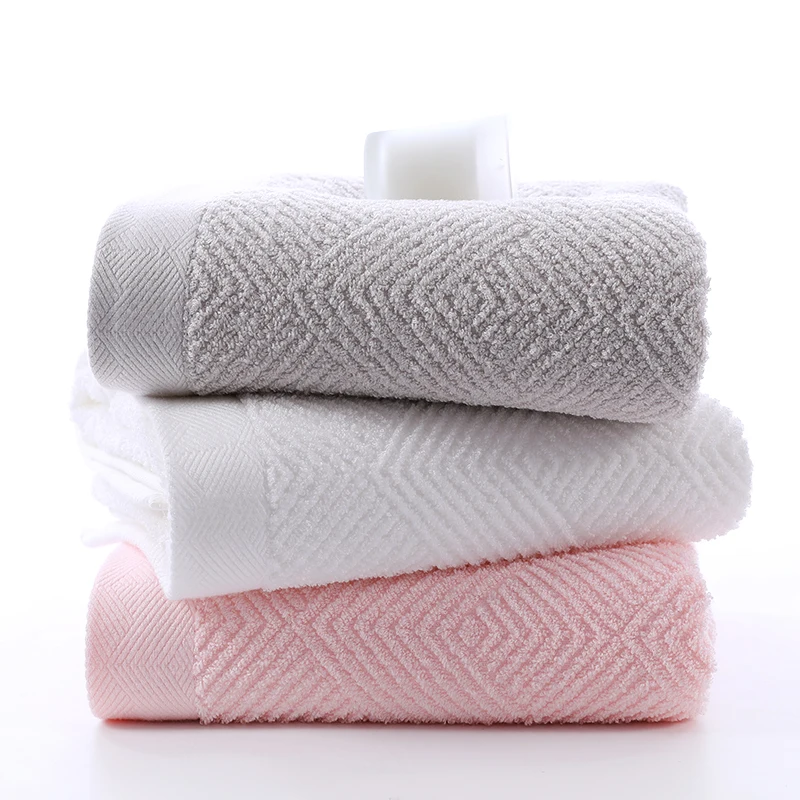 Factory bath towel wholesale promotion high quality solid color bath towel custom bamboo bath towels soft and absorbent