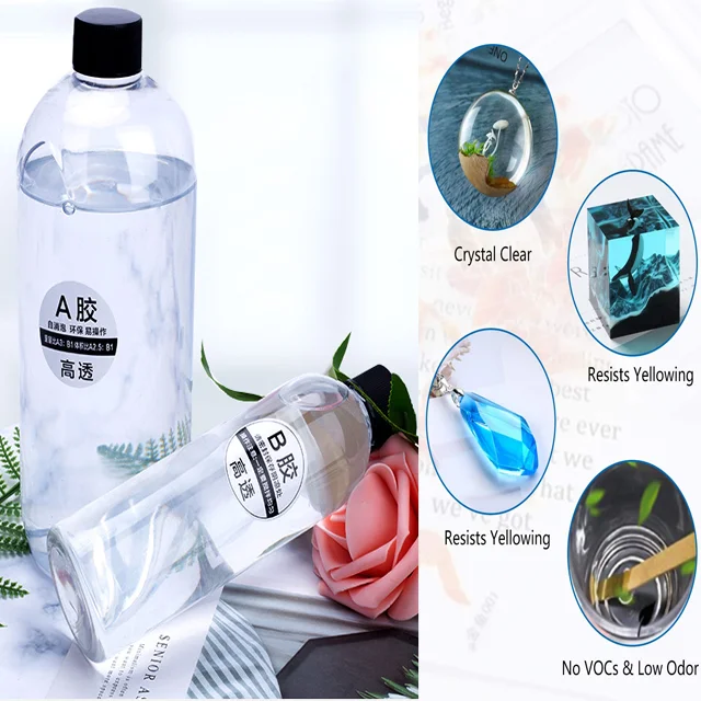 High Quality Price Liquid Marble Solvent Transparent Epoxy Resin Casting Kit for Jewelry Mold