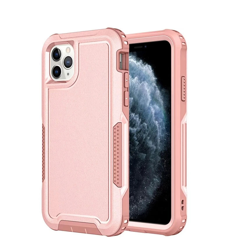 For iPhone 11 Pro Max mobile phone Cover 3in1 PC + TPU Material Anti-drop Anti-slip Mobile Phone Protective Case